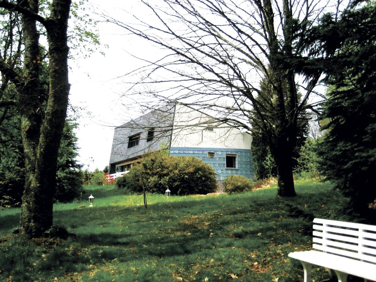 Вид из ботанического сада